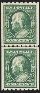 Sale Number 1199, Lot Number 1452, 1910-13 Washington-Franklin Issue (Scott 374-396)