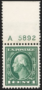 Sale Number 1199, Lot Number 1462, 1912-15 Washington-Franklin Issue (Scott 405-461)