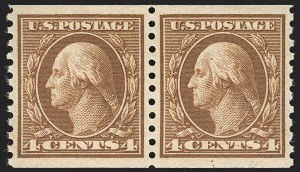 Sale 1199, Lot 1484, 1912-15 Washington-Franklin Issue (Scott 405-461)