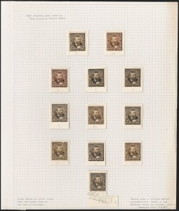 Sale 1201, Lot 2039, Plate Proofs