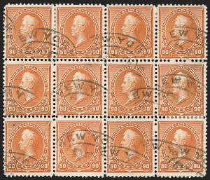 Sale 1201, Lot 2081, 90c Used Multiples