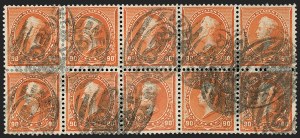 Sale 1201, Lot 2082, 90c Used Multiples