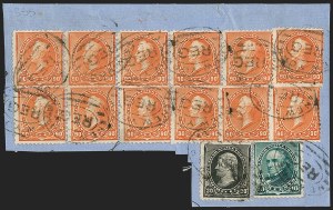 Sale 1201, Lot 2083, 90c Used Multiples