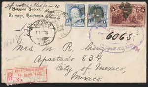 Sale 1201, Lot 2126, U.S. Registry Exchange Labels