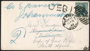 Sale 1201, Lot 2174, Foreign Mail: Africa