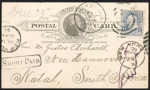 Sale 1201, Lot 2175, Foreign Mail: Africa