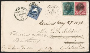 Sale 1201, Lot 2180, Foreign Mail: India, Australasia