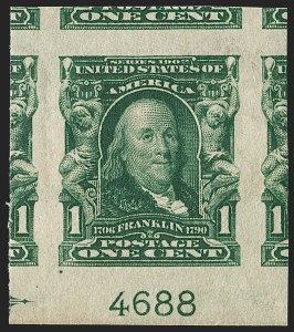 Sale Number 1202, Lot Number 2301, 1906-08 Impeforate Issue (Scott 314-315)