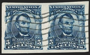 Sale Number 1202, Lot Number 2309, 1906-08 Impeforate Issue (Scott 314-315)