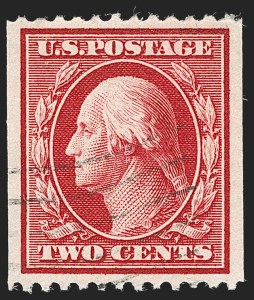 Sale Number 1202, Lot Number 2331, 1908-12 Perf 12 Vertical Coils, Double-Line Watermark (Scott 348-351)