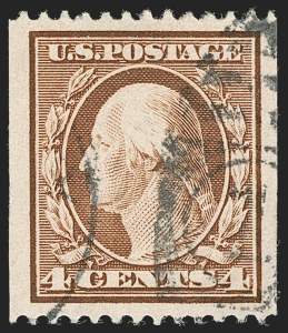 Sale 1202, Lot 2338, 1908-12 Perf 12 Vertical Coils, Double-Line Watermark (Scott 348-351)