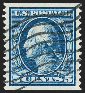 Sale 1202, Lot 2368, 1908-12 Perf 12 Horizontal Coils, Double-Line Watermark (Scott 352-356)