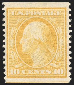 Sale 1202, Lot 2372, 1908-12 Perf 12 Horizontal Coils, Double-Line Watermark (Scott 352-356)