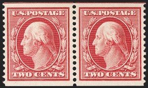 Sale 1202, Lot 2394, 1910-11 Perf 12 Horizontal Coils, Single-Line Watermark (Scott 387-389)