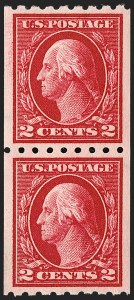 Sale 1202, Lot 2452, 1912 Perf 8.5 Coils, Single-Line Watermark (Scott 410-413)