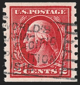 Sale 1202, Lot 2469, 1912 Perf 8.5 Coils, Single-Line Watermark (Scott 410-413)