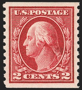 Sale 1202, Lot 2488, 1914 Perf 10 Horizontal Coils, Single-Line Watermark (Scott 443-447)
