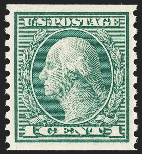 Sale 1202, Lot 2532, 1915 Perf 10 Horizontal Rotary Press Coils, Single-Line Watermark (Scott 450-459)