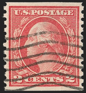 Sale 1202, Lot 2547, 1915 Perf 10 Horizontal Rotary Press Coils, Single-Line Watermark (Scott 450-459)