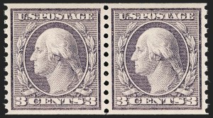 Sale 1202, Lot 2554, 1915 Perf 10 Horizontal Rotary Press Coils, Single-Line Watermark (Scott 450-459)