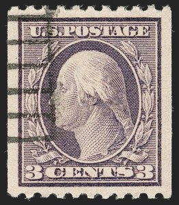 Sale 1202, Lot 2597, 1916-18 Perf 10 Vertical Rotary Press Coils, Unwatermarked (Scott 486-489)