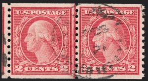 Sale 1202, Lot 2606, 1916-18 Perf 10 Horizontal Rotary Press Coils, Unwatermarked (Scott 490-497)