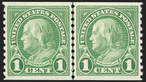 Sale 1202, Lot 2655, 1923-29 Rotary Press Coils (Scott 597-599A)