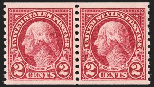 Sale 1202, Lot 2667, 1923-29 Rotary Press Coils (Scott 597-599A)