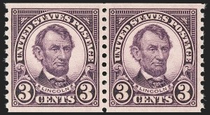 Sale 1202, Lot 2679, 1923-29 Rotary Press Coils (Scott 600-606a)