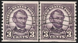 Sale 1202, Lot 2680, 1923-29 Rotary Press Coils (Scott 600-606a)