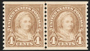 Sale 1202, Lot 2682, 1923-29 Rotary Press Coils (Scott 600-606a)