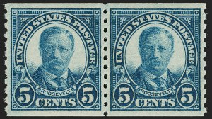 Sale 1202, Lot 2686, 1923-29 Rotary Press Coils (Scott 600-606a)