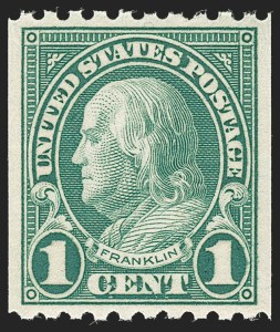 Sale Number 1202, Lot Number 2694, 1923-29 Rotary Press Coils (Scott 600-606a)