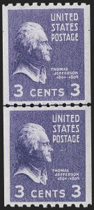 Sale 1202, Lot 2731, 1939 Presidential Issue Coils (Scott 839-851)
