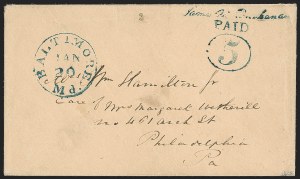 Sale 1205, Lot 2008, Postmasters' Provisonals