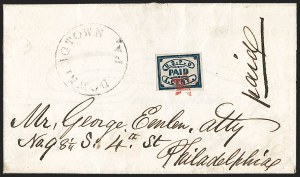 Sale 1205, Lot 2118, Carriers, Local Posts and Independent Mails