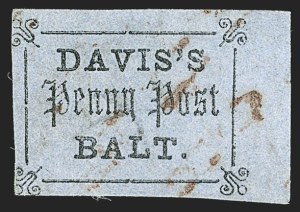 Sale 1205, Lot 2128, Carriers, Local Posts and Independent Mails