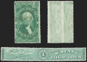 Sale 1205, Lot 2148, Revenues, First thru Third Issue, Proprietary
