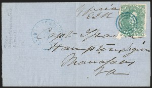 Sale 1206, Lot 1033, Confederate States: General Issues on Cover