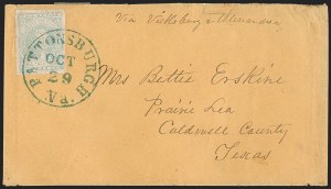 Sale 1206, Lot 1036, Confederate States: General Issues on Cover