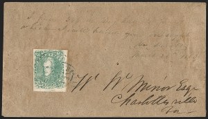 Sale 1206, Lot 1040, Confederate States: General Issues on Cover
