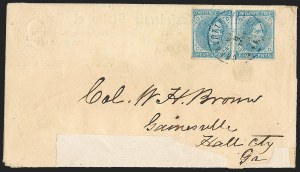 Sale 1206, Lot 1046, Confederate States: General Issues on Cover