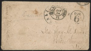 Sale 1206, Lot 1073, Confederate States: Prisoner-of-War Mail