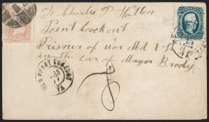 Sale 1206, Lot 1078, Confederate States: Prisoner-of-War Mail