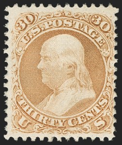 Sale 1206, Lot 126, 1867-68 Grilled Issue (Scott 79-101)