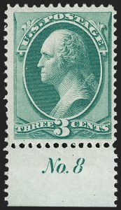 Sale 1206, Lot 198, 1870-73 Bank Note Issues (Scott 134-166)