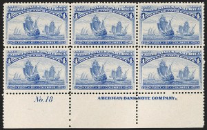 Sale 1206, Lot 242, 1893 Columbian Issue (Scott 230-245)
