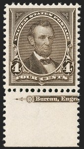 Sale Number 1206, Lot Number 287, 1895 Watermarked Bureau Issue (Scott 264-278)