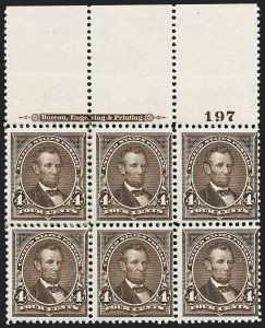 Sale 1206, Lot 288, 1895 Watermarked Bureau Issue (Scott 264-278)