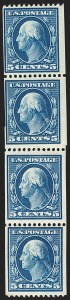 Sale 1206, Lot 384, 1908-10 Washington-Franklin Issues (Scott 331-356)